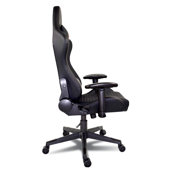Silla Gaming Ergonómica Reclinable con Cojín Lumbar y Cervical | Altura Ajustable, Reposabrazos Ajustables, Ruedas 360°