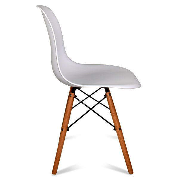 Pack 4 sillas estilo nórdico blanco 56 x 81 x cm