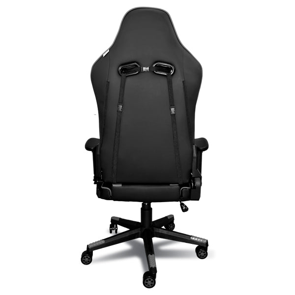 Silla Gaming Ergonómica Reclinable con Cojín Lumbar y Cervical | Altura Ajustable, Reposabrazos Ajustables, Ruedas 360°