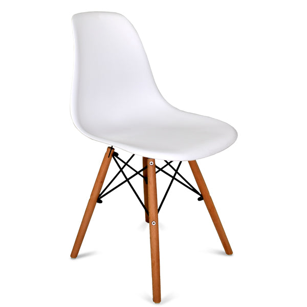 Pack 4 sillas estilo nórdico blanco 56 x 81 x cm