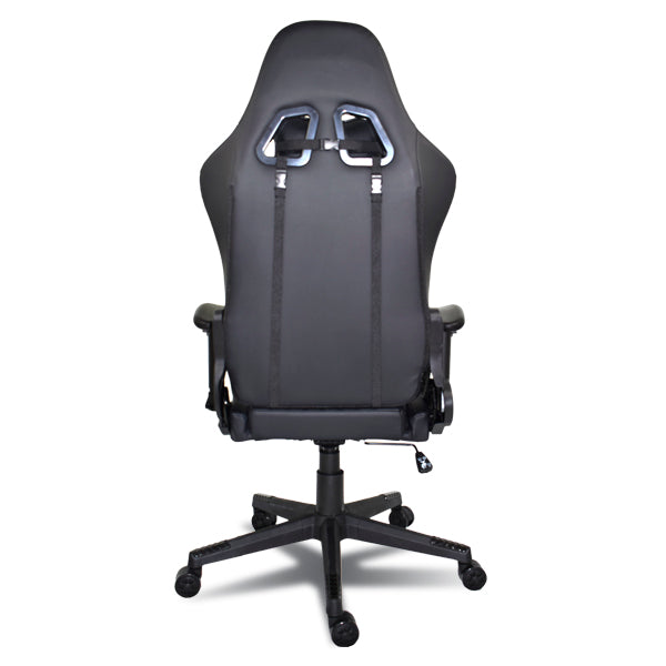 Silla Gaming Ergonómica Reclinable con Cojín Lumbar y Cervical | Altura Ajustable, Reposabrazos Ajustables, Ruedas 360°
