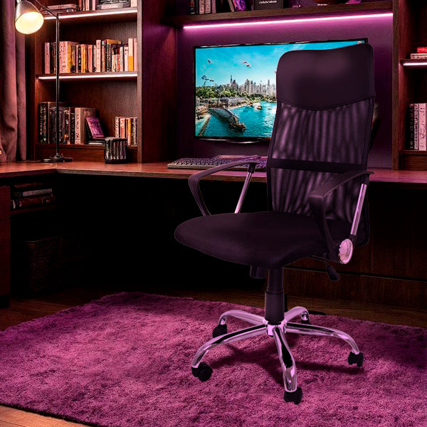 Silla de Oficina Ergonómica | Altura Ajustable, | Ideal para Oficina, Escritorio, Teletrabajo, Estudio, Juego, Ordenador