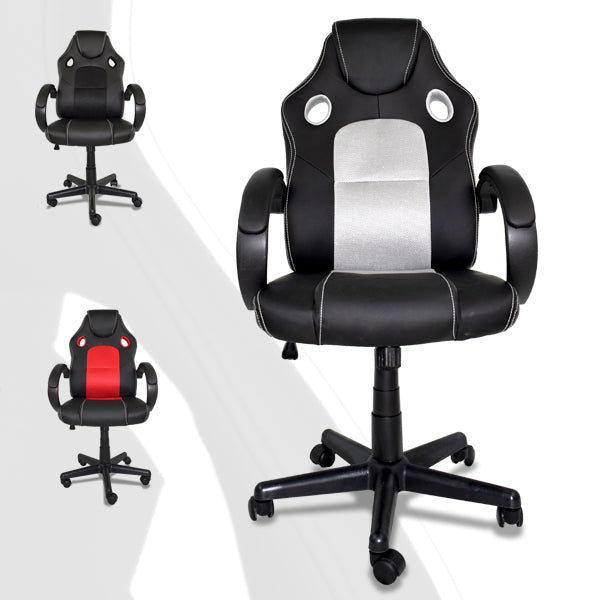 Silla Gaming Ergonómica | Altura Ajustable, | Ideal para Oficina, Escritorio, Teletrabajo, Estudio, Juego, Ordenador