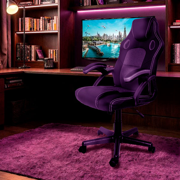 Silla Gaming Ergonómica | Altura Ajustable, | Ideal para Oficina, Escritorio, Teletrabajo, Estudio, Juego, Ordenador